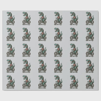 Papier Cadeau Dino en route