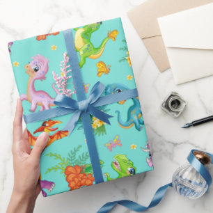 Papier Cadeau Dinosaure
