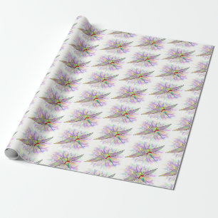 Papier Cadeau Dinosaure de Noël Père Noël Pterodactyle