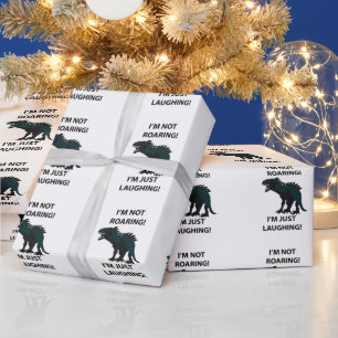 Papier Cadeau Dinosaure Je rigole Dinosaure Drôle
