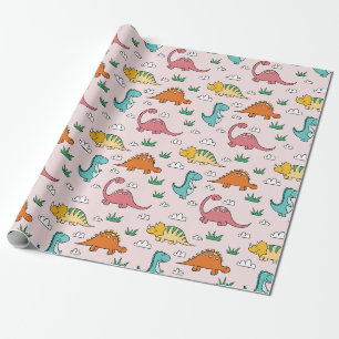 Papier Cadeau Dinosaures