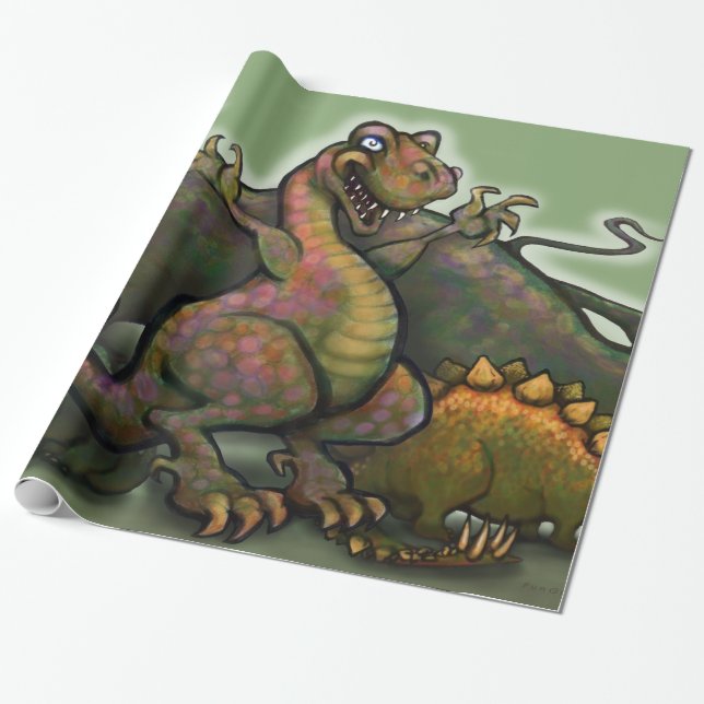 Papier Cadeau Dinosaures 2x3' 60# Posters muraux (Déroulé)