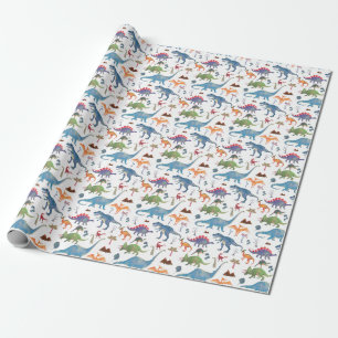 Papier Cadeau Dinosaures enveloppement papier par Popobell