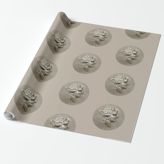 Papier Cadeau Dionysus Tetradrachm (Déroulé)