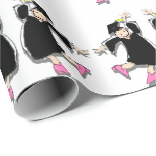 Papier Cadeau Diplôme de Jumelles
