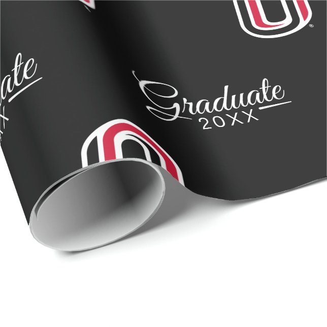 Papier Cadeau Diplômé UNO Mavericks (Coin rond)