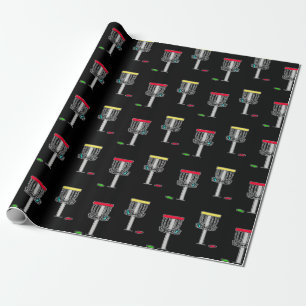 Papier Cadeau Disk Golf Anniversaire 