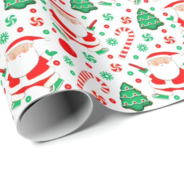 Papier cadeau Disk Golf Holiday (Coin rond)