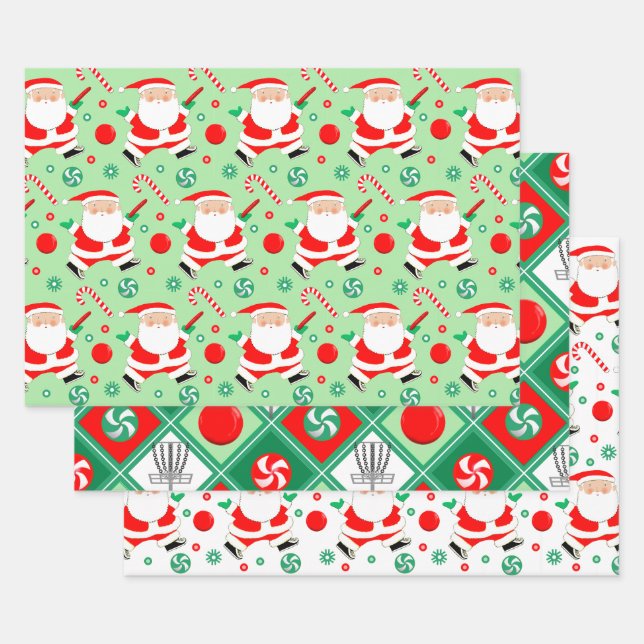 Papier cadeau Disk Golf Holiday (Lot)
