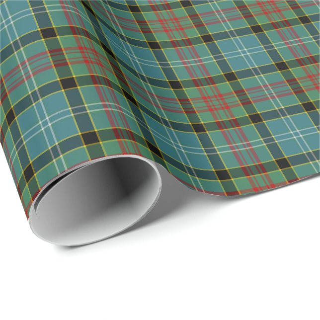 Papier Cadeau District de Paisley Scotland Tartan (Coin rond)