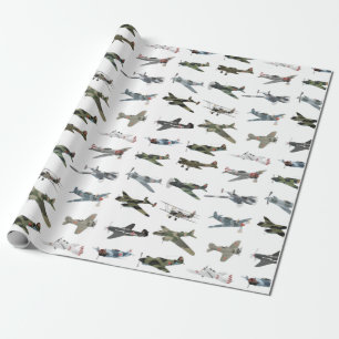 Papier Cadeau Divers Avions 2ÈME GUERRE MONDIALE soviétiques