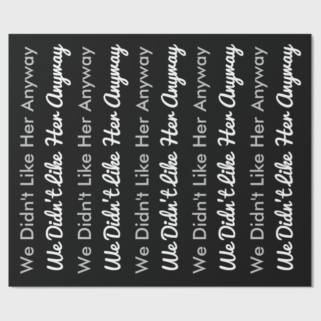 Papier Cadeau Divorce (Plat)