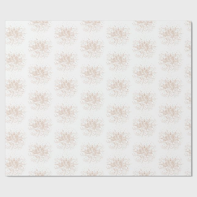 Papier Cadeau Dixième jour de Noël Papier à enveloppement de cad (Plat)