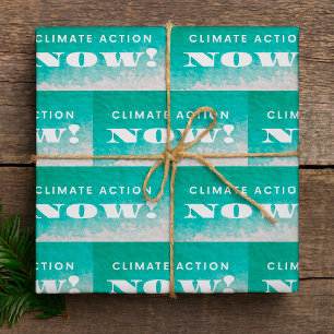 Papier Cadeau Document sur l'action climatique