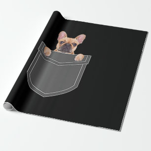 Papier Cadeau Dogs Lovers French Bulldog In My Pocket