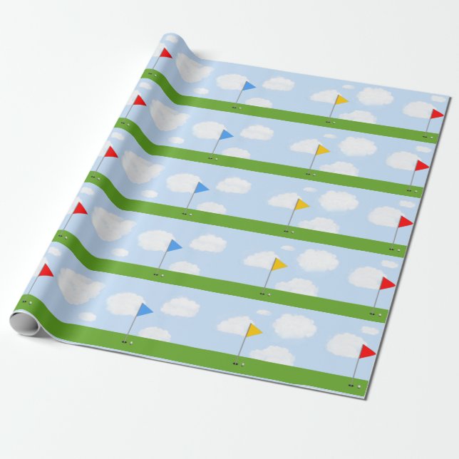 Papier Cadeau Don Golf (Déroulé)