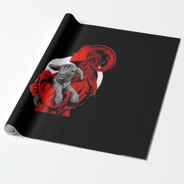 Papier Cadeau Don Satan Goat (Déroulé)