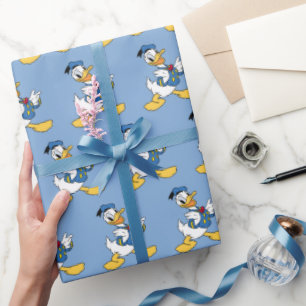 Papier Cadeau Donald Duck   Pose Fière