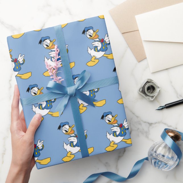 Papier Cadeau Donald Duck | Pose Fière (Cadeaux)