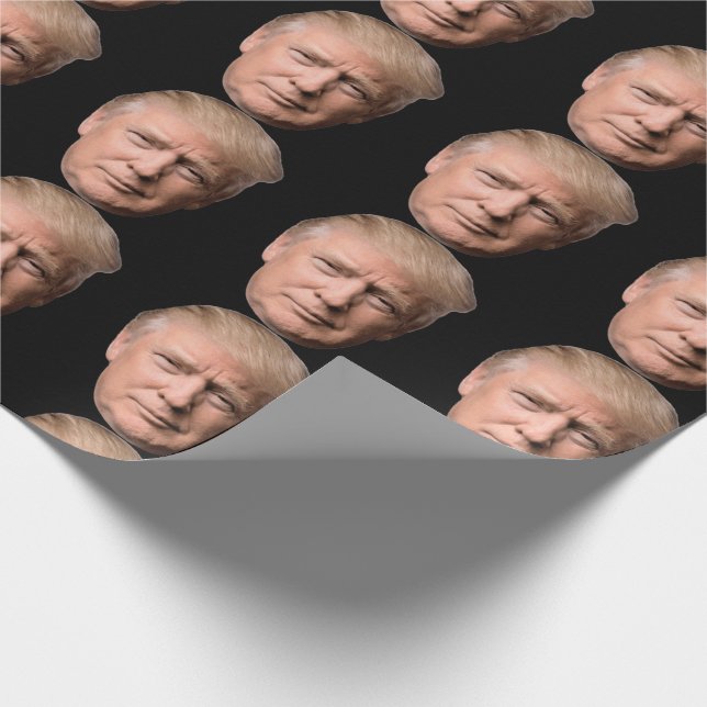 PAPIER CADEAU DONALD TRUMP ANNIVERSAIRE TOUTES LES OCCASIONS PAP (Coin)