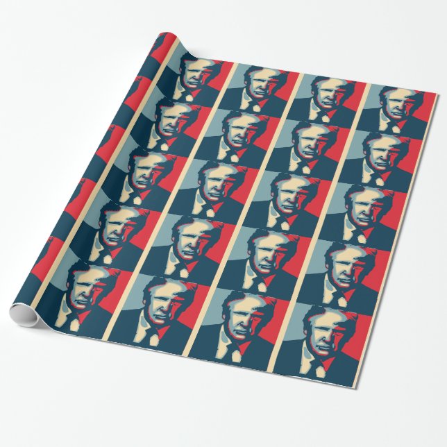 Papier Cadeau donald trump nope (Déroulé)