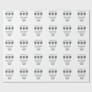 Papier Cadeau Donation Collection conseil pot ajouter votre q r