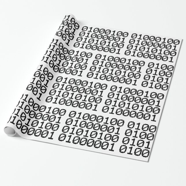 PAPIER CADEAU DONNÉES BINAIRES (Déroulé)