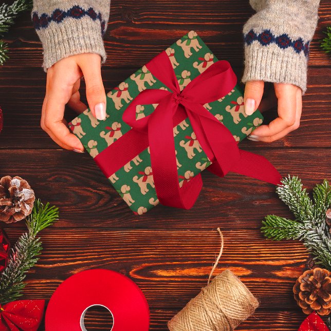 Papier Cadeau Doodé Chien Chien Chien Noël (Festive and fun!)