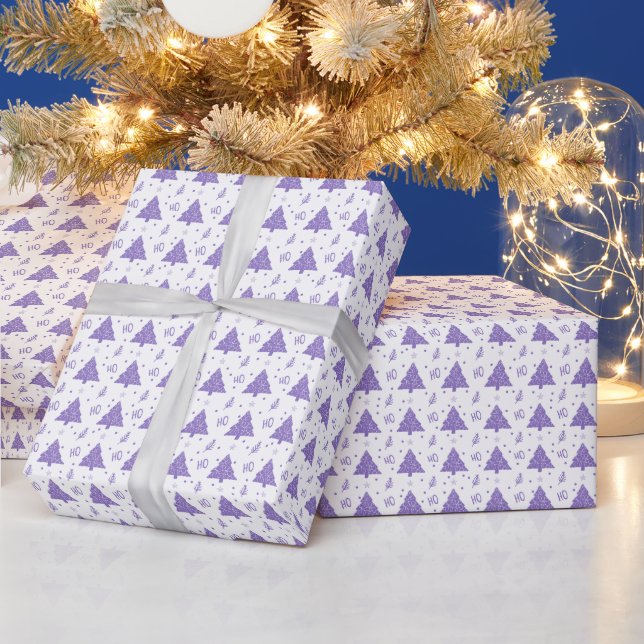Papier Cadeau Doodle de Noël (Vacances)
