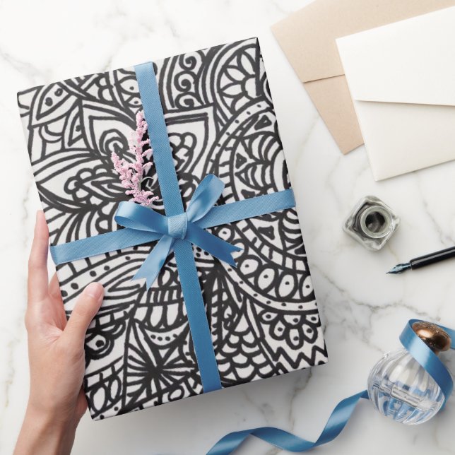 Papier Cadeau Doodle par Anita Andrews (Cadeaux)