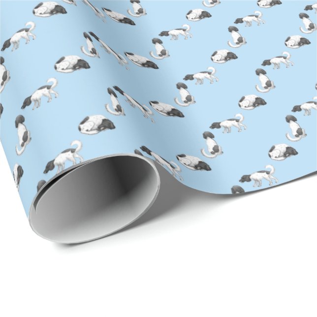 Papier Cadeau Doris le chien  (Coin rond)