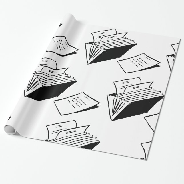 Papier Cadeau Dossier Accordéon (Déroulé)