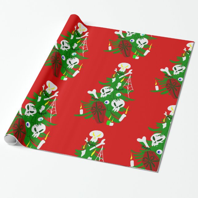 Papier Cadeau douloureux cercueil de Noël (Déroulé)