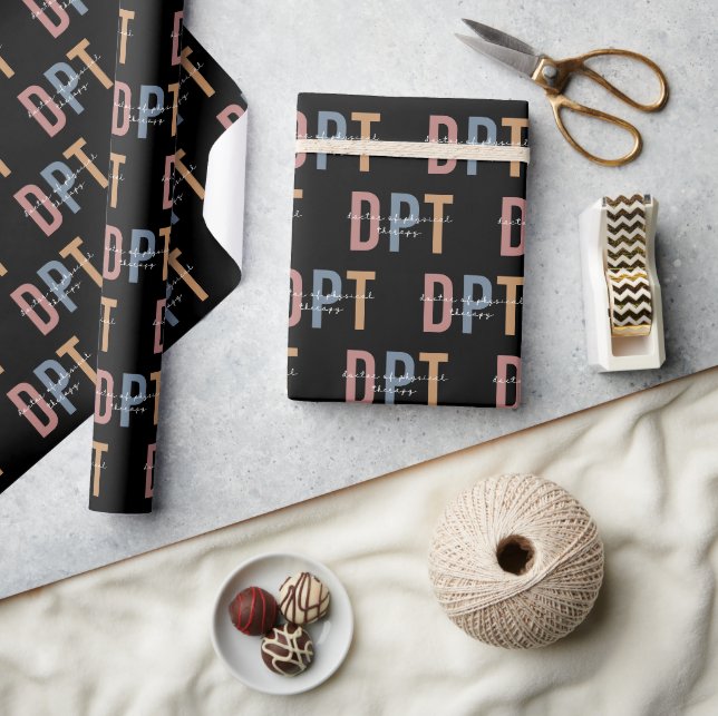 Papier Cadeau DPT Docteur en physiothérapie (Artisanat)