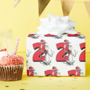 Papier Cadeau Dr. Seuss - Caractères   ANNIVERSAIRE DE ENFANT