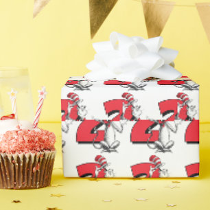 Papier Cadeau Dr. Seuss - Personnages Anniversaire Enfants