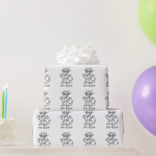 Papier Cadeau Dragon livre