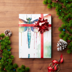 Papier Cadeau Dragonfly Wildlife & Nature Water Color Set