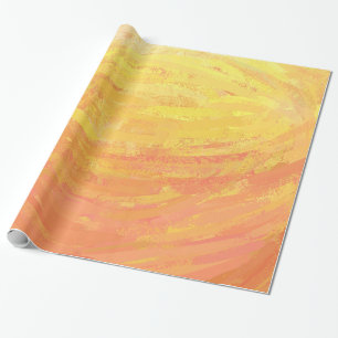 Papier Cadeau Dragons Oeil Orange Texture