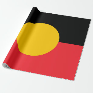 Papier Cadeau Drapeau aborigène australien