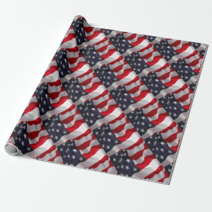 Papier Cadeau Drapeau américain