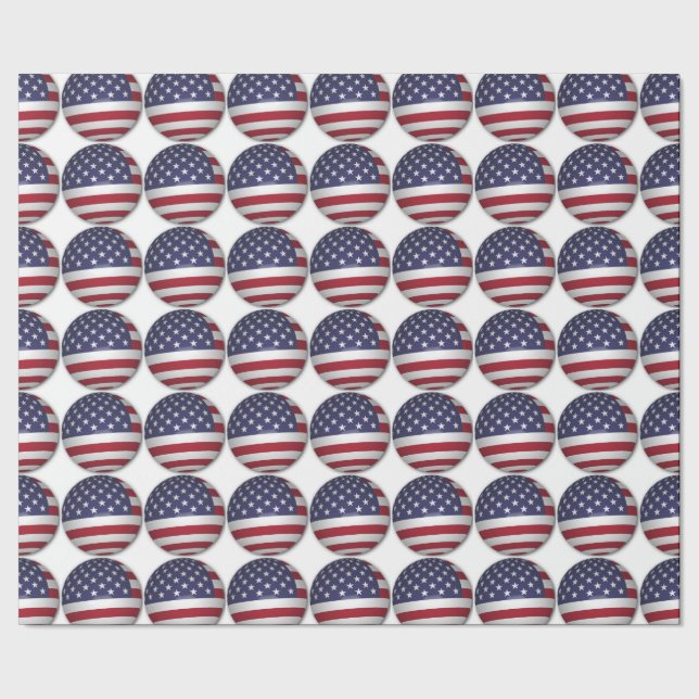 PAPIER CADEAU DRAPEAU AMÉRICAIN (Couture)