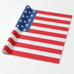Papier Cadeau Drapeau américain