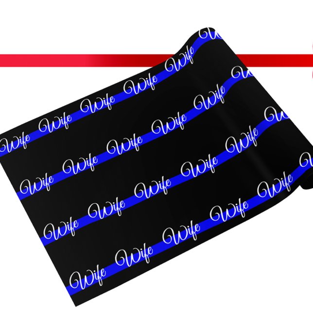 Papier Cadeau Drapeau américain à ligne mince personnalisé (Créateur téléchargé)
