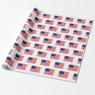 Papier Cadeau drapeau américain wpcn