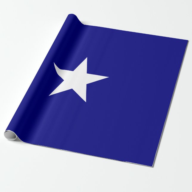 Papier Cadeau Drapeau bleu Bonnie (Déroulé)