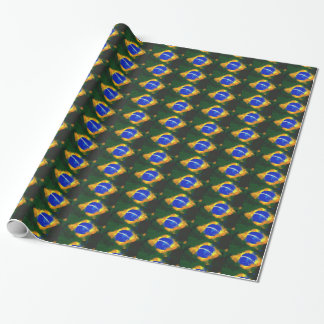 Papier Cadeau Drapeau brésilien BR Brasil