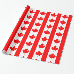 Papier Cadeau Drapeau canadien