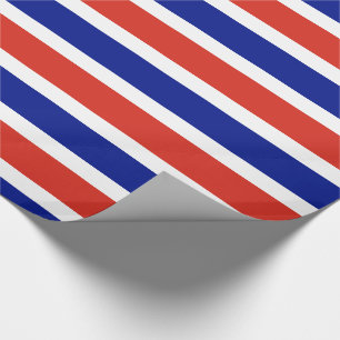 Papier Cadeau Drapeau civil du Costa Rica