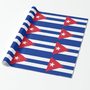 Papier Cadeau Drapeau Cuba
